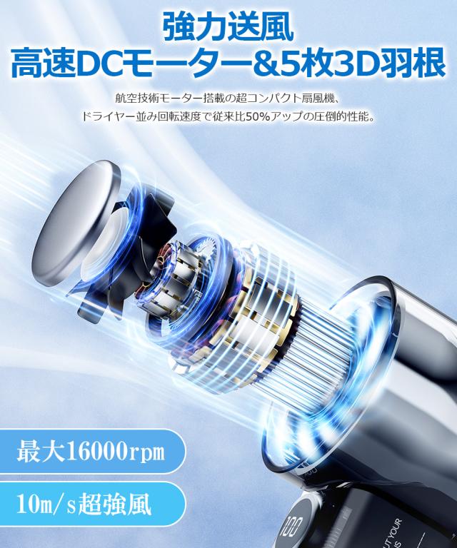 首かけ扇風機 折りたたみ式