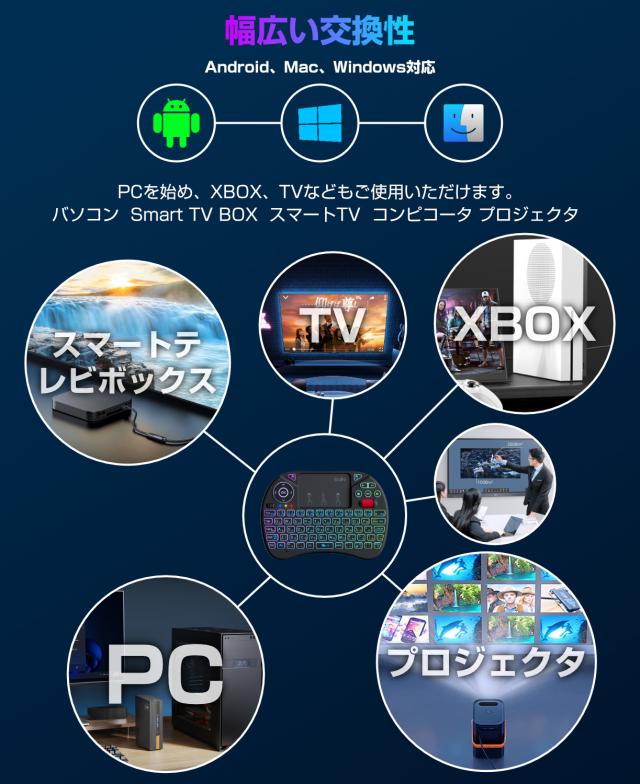 タッチパッド搭載