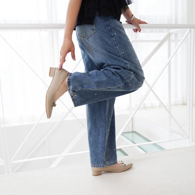 究極 パンプス 痛くない 走れる ローヒール