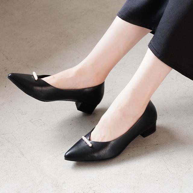 究極 パンプス 痛くない 走れる ローヒール