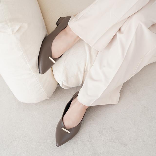 究極 パンプス 痛くない 走れる ローヒール