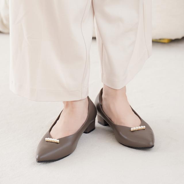 究極 パンプス 痛くない 走れる ローヒール