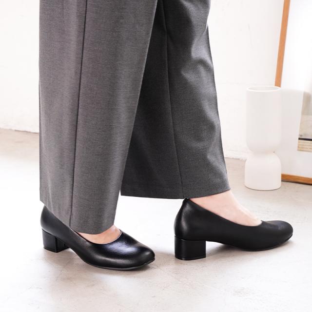 究極 パンプス 痛くない 走れる ローヒール