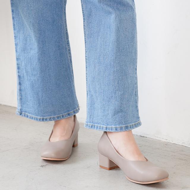 究極 パンプス 痛くない 走れる ローヒール