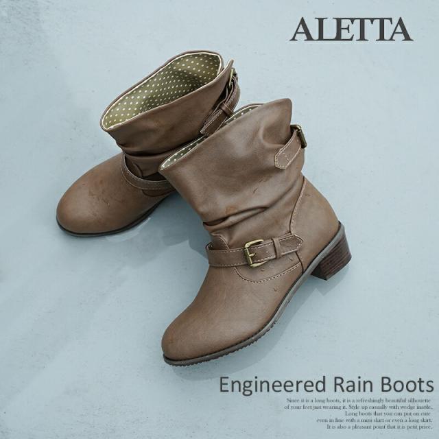 レインブーツ 防水 エンジニアブーツ