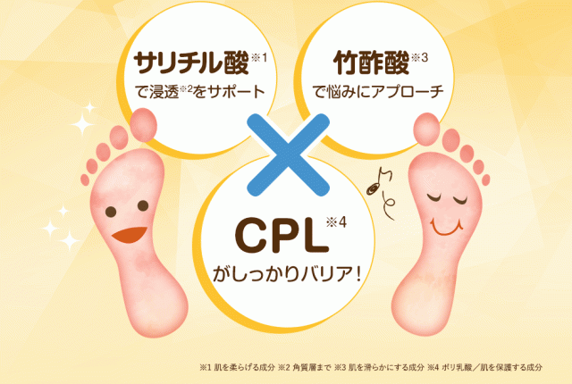 「サリチル酸」で浸透をサポート「竹酢酸」で悩みにアプローチ「CPL」がしっかりバリア！