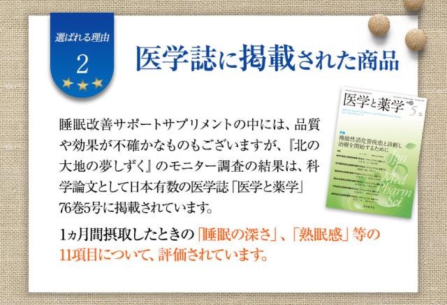 医学誌に掲載された商品