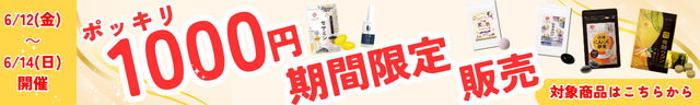 1000円ポッキリ期間限定販売