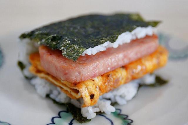 ポーク卵おにぎり