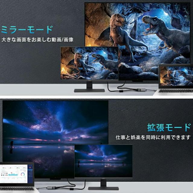 USB HDMI 変換アダプタ