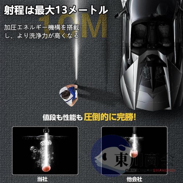 高圧洗浄機 コードレス 充電式 マキタ バッテリー互換 強力 6IN1ノズル 8.0MPa 高圧洗浄 軽量 低騒音 電動工具 家庭用 洗車 外壁掃除 2025新品