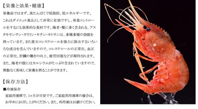 北海道 海老 ボタンエビ