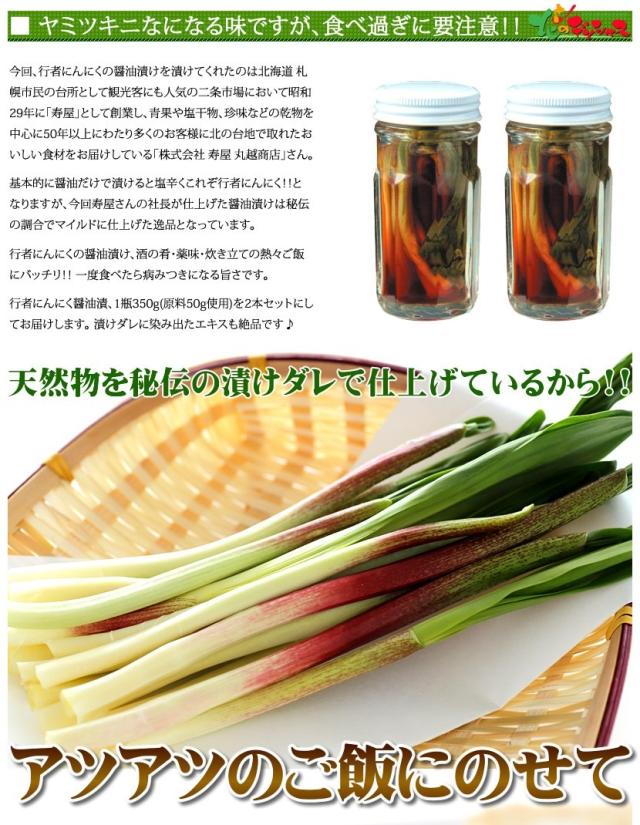 北海道産 山菜 行者醤油