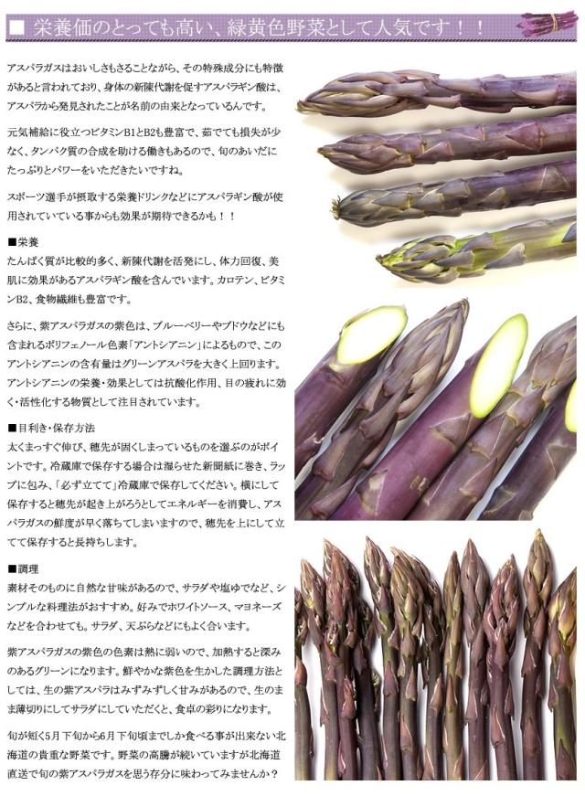北海道産 アスパラガス 3色セット