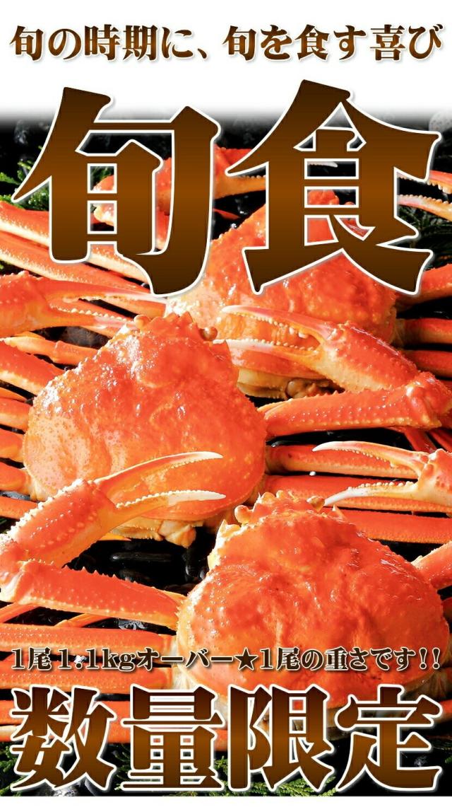 ズワイガニ 1100g