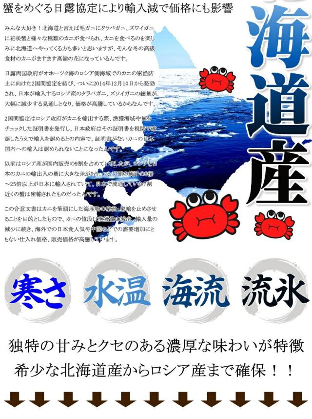 北海道 花咲ガニ