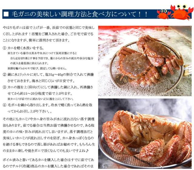 北海道産 毛ガニ