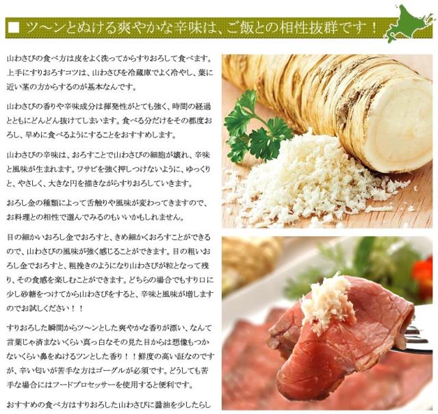 北海道 山わさび