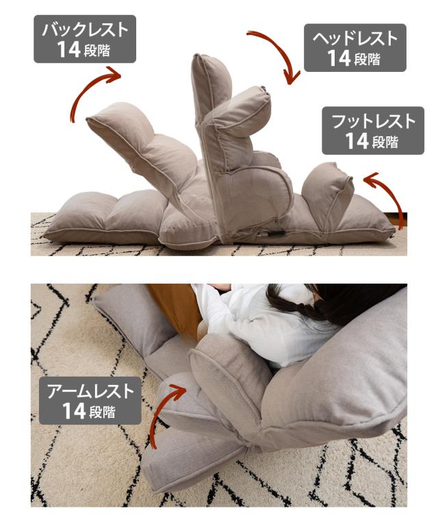 リクライニング機能