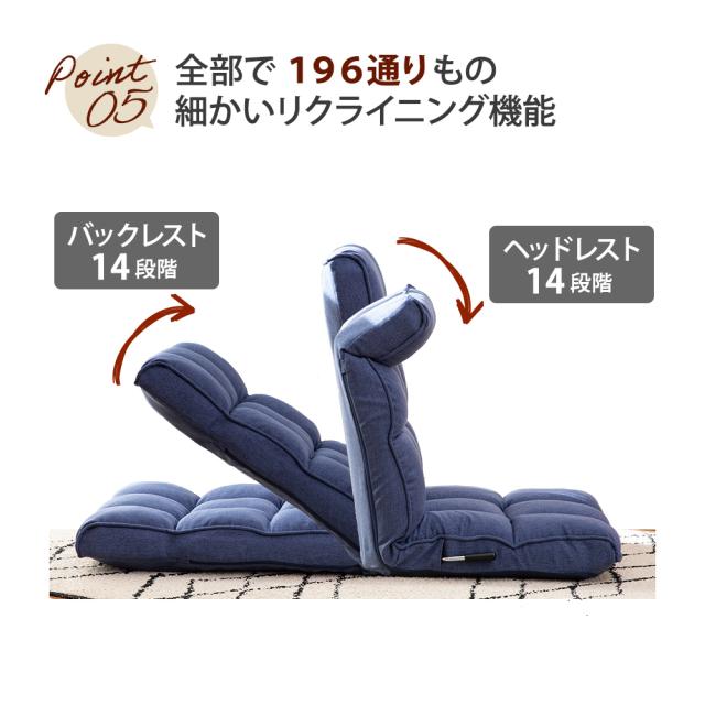 リクライニング機能