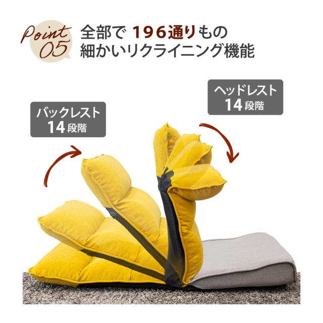 リクライニング機能