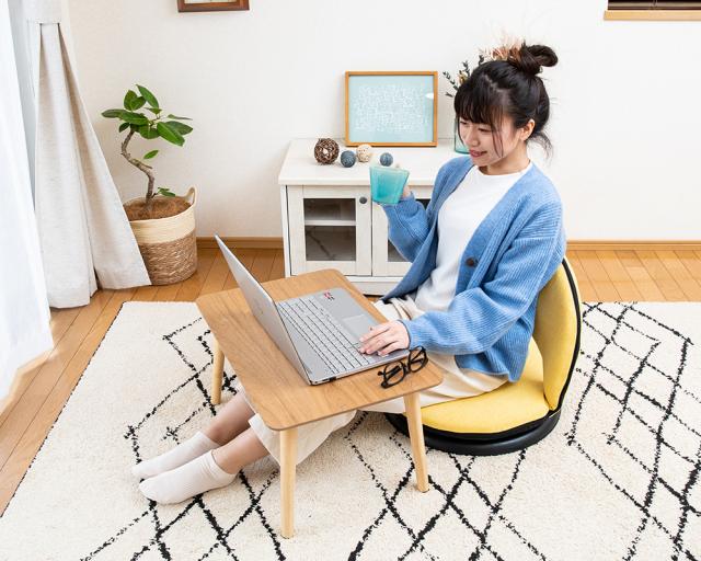 在宅ワーク 座卓 座椅子