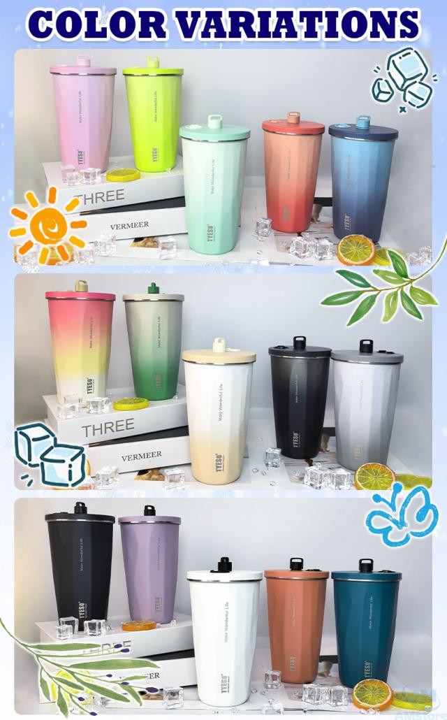 タンブラー水筒(蓋付き)の詳細画像5