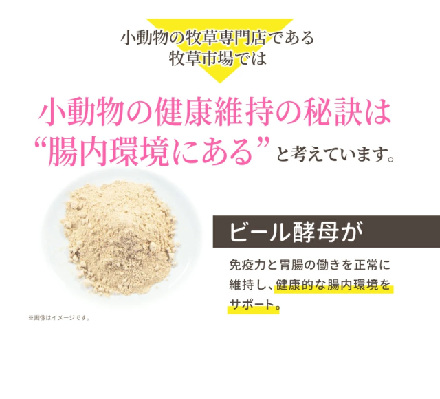 チモシーのチカラ モルモットフード 小動物の牧草専門店である牧草市場では