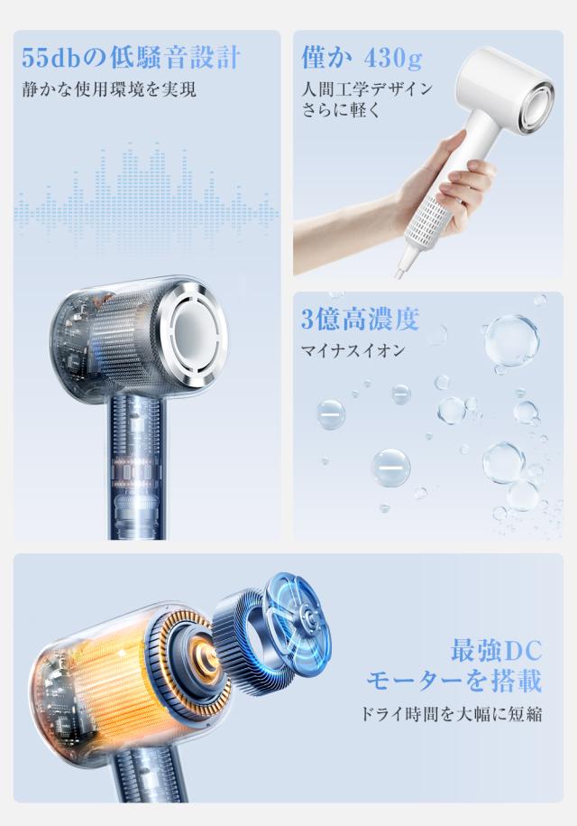 速乾 ドライヤー 大風量 アイリスオーヤマ