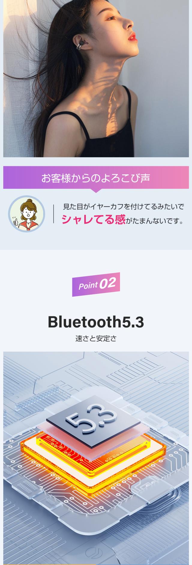 ワイヤレスイヤホン Bluetooth イヤホン 