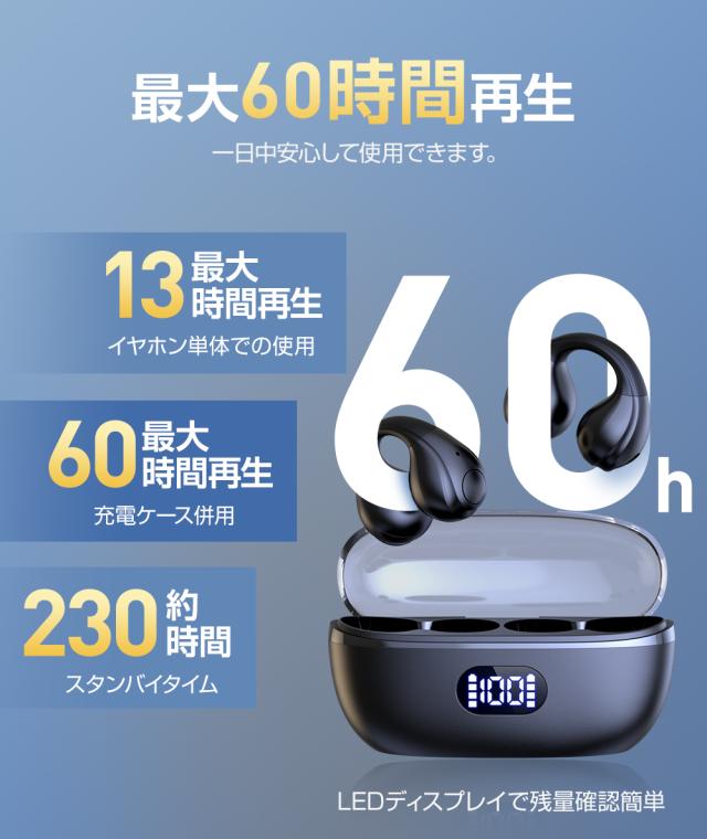 ワイヤレスイヤホン Bluetooth イヤホン 