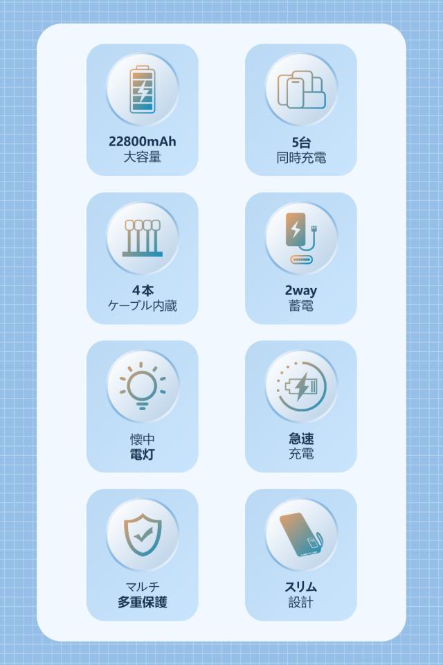  モバイルバッテリー 