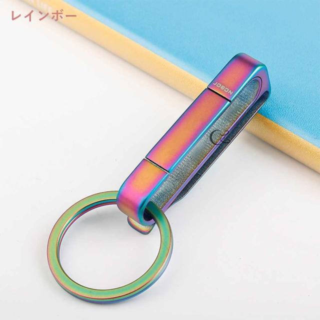 JOBON キーホルダー  チタン合金 シングルリング zb6661