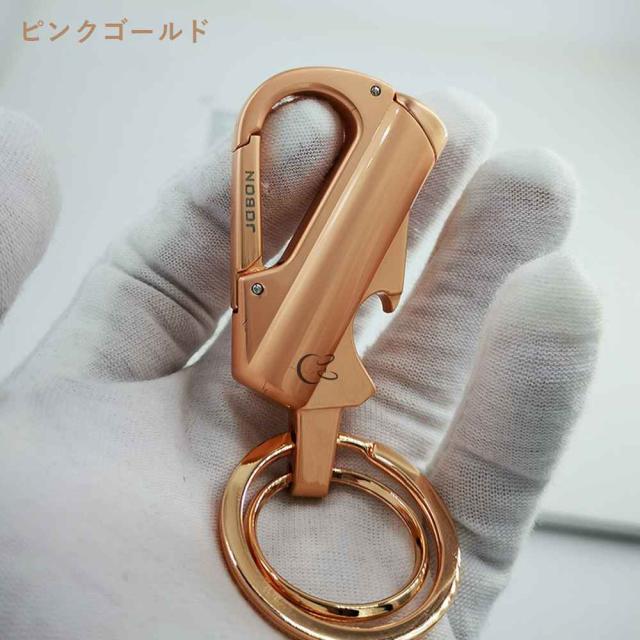 JOBON キーホルダー  亜鉛合金 ダブルリング zb8790