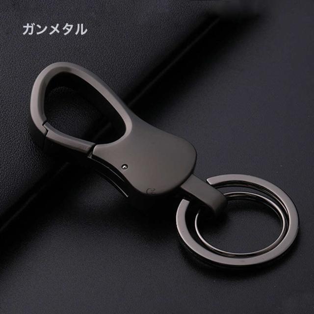 JOBON キーホルダー  亜鉛合金 ダブルリング zb0055