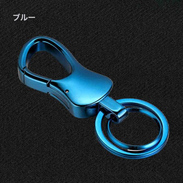 JOBON キーホルダー  亜鉛合金 ダブルリング zb0055