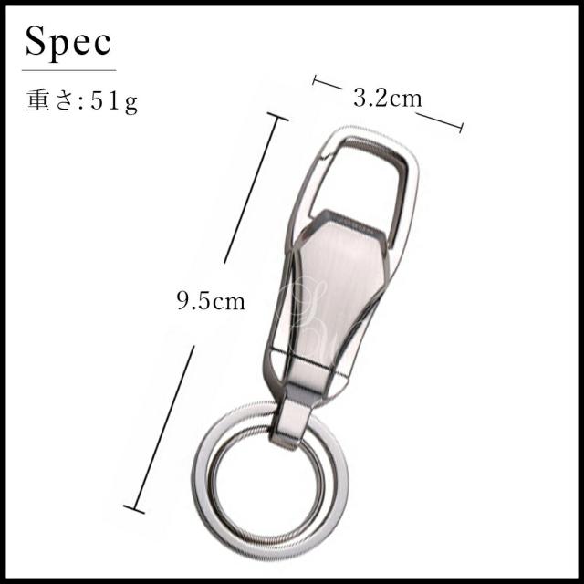 キーホルダー メンズ おしゃれ キーリング スマホスタンド かっこいい