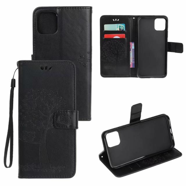 iPhone 11 pro max iPhone11 iPhone XS Max iPhone XR iPhone8 Plus iPhone7用大人かわいいフクロウ柄スマホケース