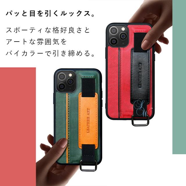 ハンドベルト付きiPhoneケース iPhone 12 mini カバー iPhone 12 Pro Max シンプル