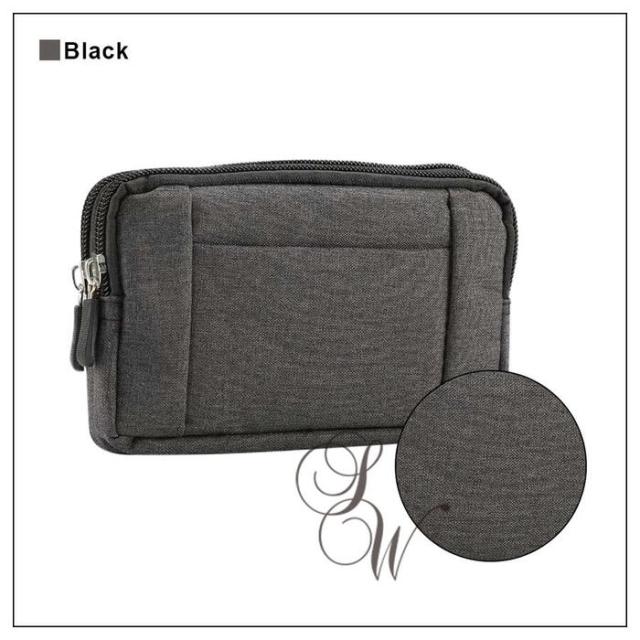 スマホポーチ おしゃれ 横型  メンズ レディース カラビナ付き ウエストポーチ 