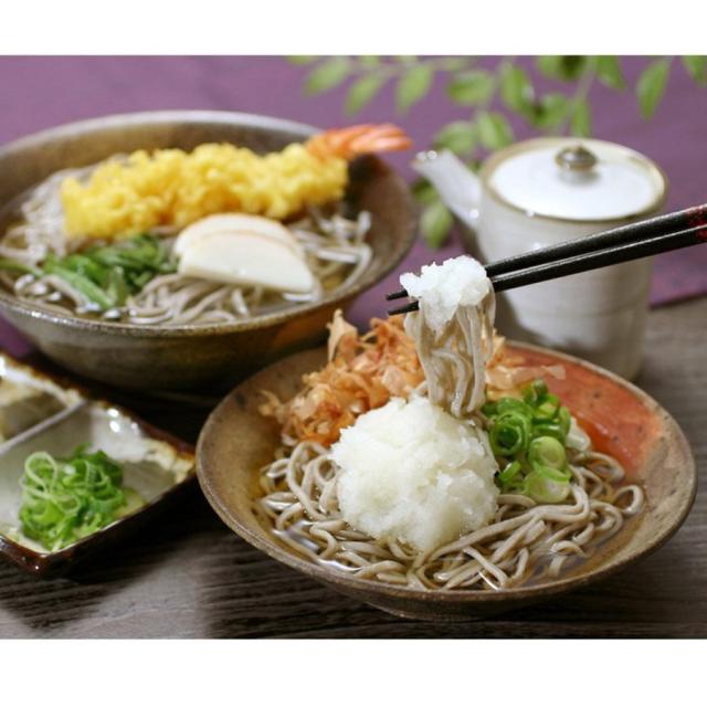 盛り付け例・温かくても冷たくても美味しい麺です