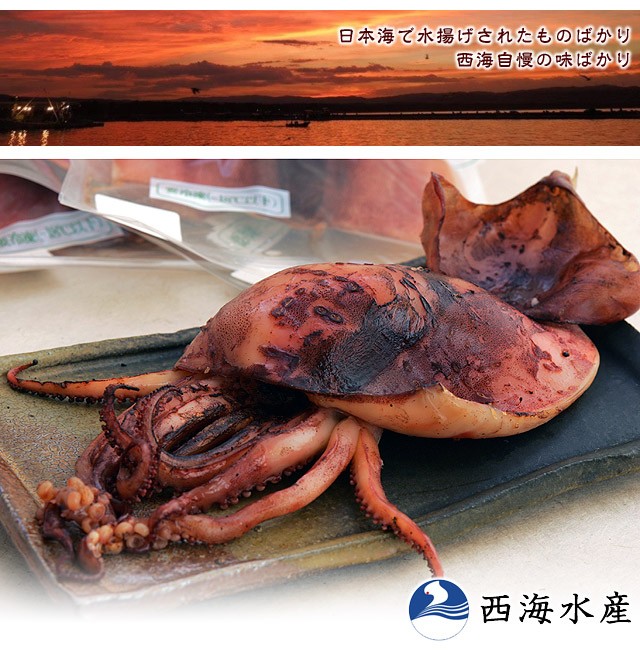 西海水産・いしりするめ(するめいか開きイシリ漬)を販売