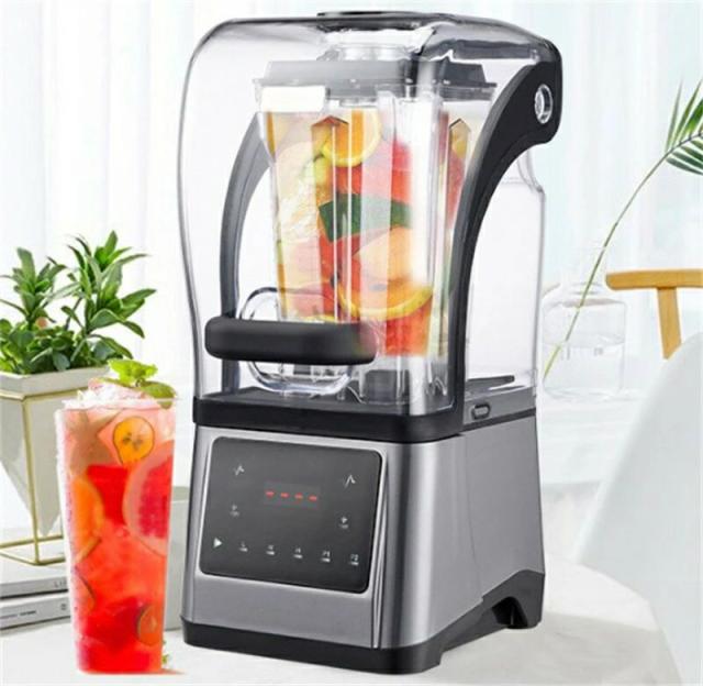 かき氷機 電動 業務用 1.6Ｌ 大容量 低騒音 製氷機 密閉型 防音カバー付き タイミング 速度調整