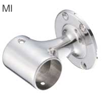 浴室屋外に取り付け可能な手すり部品アクアチーズブラケット 鏡面仕上げ