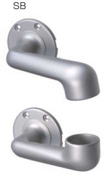 浴室屋外に取り付け可能な手すり部品アクアオフセットブラケット ショットブラスト