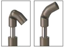 角度と高さが簡単に調整できる屋外玄関アプローチ手すり