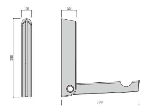 室内用物干金物SDC-201Mサイズ
