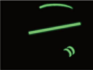 アルフラ　懐中電灯　蓄光例