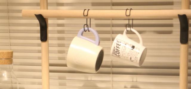 つっぱり棒収納システムKINOBO-C型フックイメージ