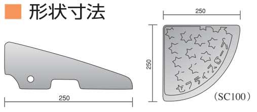 段差解消スロープセフティスロープ(プレート)サイズ